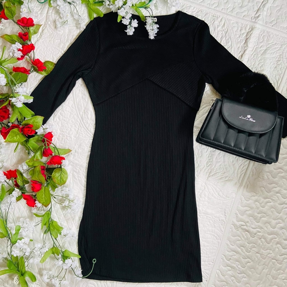 Half sleeve cotton dress